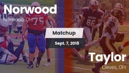Matchup: Norwood  vs. Taylor  2018