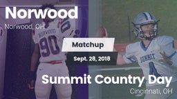 Matchup: Norwood  vs. Summit Country Day 2018