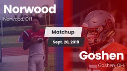 Matchup: Norwood  vs. Goshen  2019