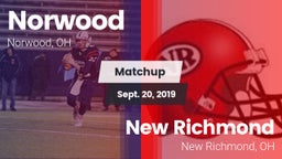 Matchup: Norwood  vs. New Richmond  2019