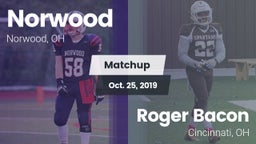Matchup: Norwood  vs. Roger Bacon  2019