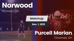 Matchup: Norwood  vs. Purcell Marian  2019