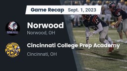 Recap: Norwood  vs. Cincinnati College Prep Academy  2023