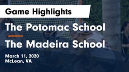 The Potomac School vs The Madeira School Game Highlights - March 11, 2020
