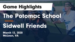 The Potomac School vs Sidwell Friends  Game Highlights - March 12, 2020