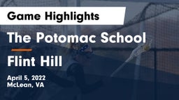 The Potomac School vs Flint Hill  Game Highlights - April 5, 2022