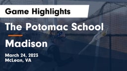 The Potomac School vs Madison  Game Highlights - March 24, 2023