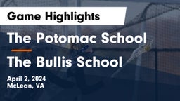 The Potomac School vs The Bullis School Game Highlights - April 2, 2024