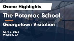 The Potomac School vs Georgetown Visitation Game Highlights - April 9, 2024