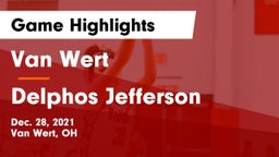 Van Wert  vs Delphos Jefferson  Game Highlights - Dec. 28, 2021
