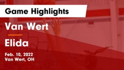Van Wert  vs Elida  Game Highlights - Feb. 10, 2022