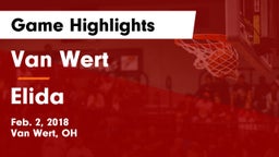 Van Wert  vs Elida  Game Highlights - Feb. 2, 2018