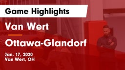 Van Wert  vs Ottawa-Glandorf  Game Highlights - Jan. 17, 2020