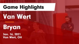 Van Wert  vs Bryan  Game Highlights - Jan. 16, 2021