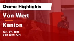 Van Wert  vs Kenton  Game Highlights - Jan. 29, 2021