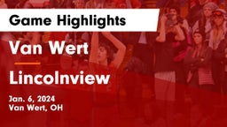 Van Wert  vs Lincolnview  Game Highlights - Jan. 6, 2024
