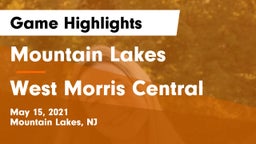 Mountain Lakes  vs West Morris Central  Game Highlights - May 15, 2021