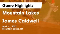 Mountain Lakes  vs James Caldwell  Game Highlights - April 11, 2022