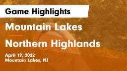 Mountain Lakes  vs Northern Highlands  Game Highlights - April 19, 2022