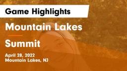 Mountain Lakes  vs Summit  Game Highlights - April 28, 2022