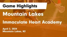 Mountain Lakes  vs Immaculate Heart Academy  Game Highlights - April 2, 2024