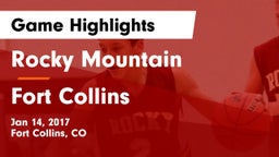 Rocky Mountain  vs Fort Collins  Game Highlights - Jan 14, 2017