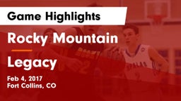 Rocky Mountain  vs Legacy   Game Highlights - Feb 4, 2017