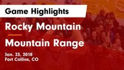 Rocky Mountain  vs Mountain Range  Game Highlights - Jan. 23, 2018