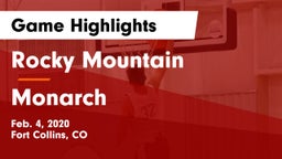 Rocky Mountain  vs Monarch  Game Highlights - Feb. 4, 2020