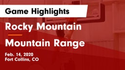 Rocky Mountain  vs Mountain Range  Game Highlights - Feb. 14, 2020