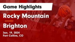 Rocky Mountain  vs Brighton  Game Highlights - Jan. 19, 2024