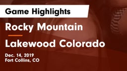 Rocky Mountain  vs Lakewood  Colorado Game Highlights - Dec. 14, 2019