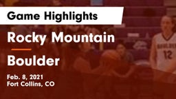 Rocky Mountain  vs Boulder  Game Highlights - Feb. 8, 2021