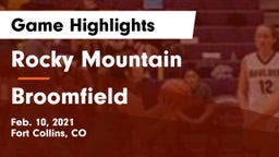 Rocky Mountain  vs Broomfield  Game Highlights - Feb. 10, 2021