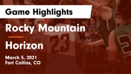 Rocky Mountain  vs Horizon  Game Highlights - March 5, 2021
