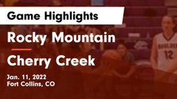 Rocky Mountain  vs Cherry Creek  Game Highlights - Jan. 11, 2022