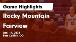 Rocky Mountain  vs Fairview  Game Highlights - Jan. 14, 2022