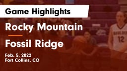 Rocky Mountain  vs Fossil Ridge  Game Highlights - Feb. 5, 2022