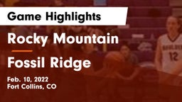 Rocky Mountain  vs Fossil Ridge  Game Highlights - Feb. 10, 2022