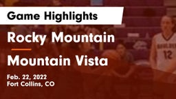 Rocky Mountain  vs Mountain Vista  Game Highlights - Feb. 22, 2022