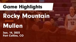 Rocky Mountain  vs Mullen  Game Highlights - Jan. 14, 2023