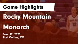 Rocky Mountain  vs Monarch  Game Highlights - Jan. 17, 2023