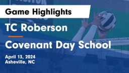 TC Roberson  vs Covenant Day School  Game Highlights - April 13, 2024