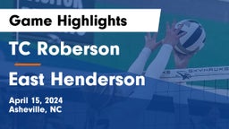 TC Roberson  vs East Henderson Game Highlights - April 15, 2024