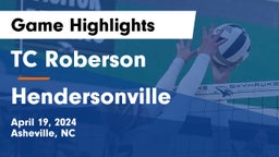 TC Roberson  vs Hendersonville Game Highlights - April 19, 2024