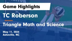TC Roberson  vs Triangle Math and Science Game Highlights - May 11, 2024