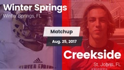 Matchup: Winter Springs High vs. Creekside  2017