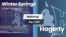 Matchup: Winter Springs High vs. Hagerty  2017