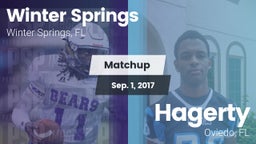 Matchup: Winter Springs High vs. Hagerty  2017