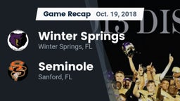 Recap: Winter Springs  vs. Seminole  2018